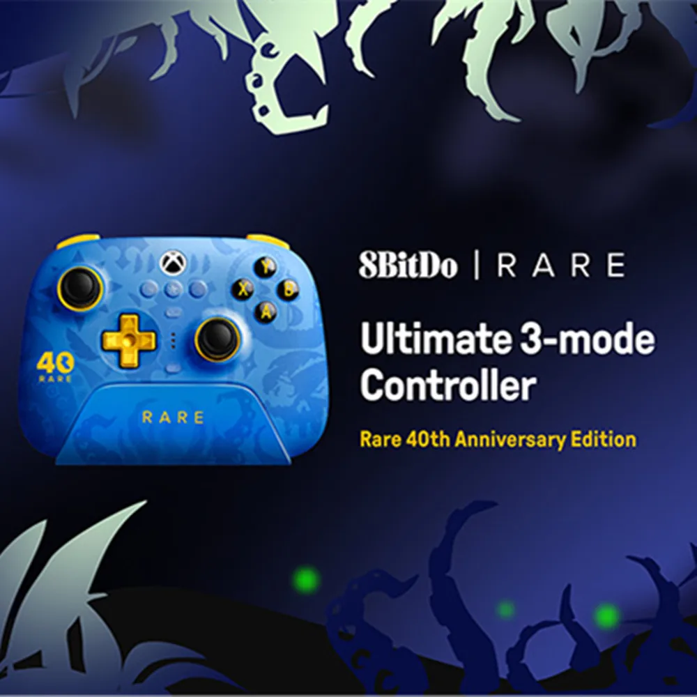 8Bitdo Rare 40th Ultimate 3-Mode Controller Anniversary Edition 2.4G wireless Xbox controlle for Windows& Android Xbox One,
