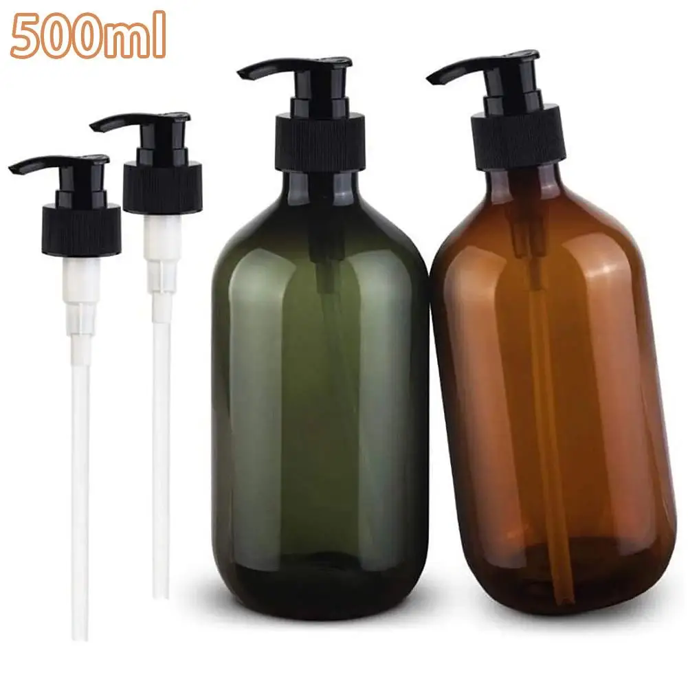 300/500 ml Badezimmer Tragbare Seifenspender Lotion Shampoo Duschgel Halter Seifenspender Leere Bad Pumpe Flasche Hause Image