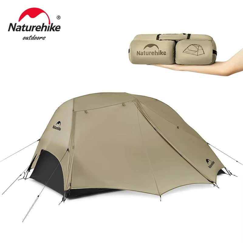 Naturehike Star River UL Zelt 2-Personen-Campingzelt Outdoor Ultraleicht Rucksackreisen 15D Zelt Wasserdichte Reise Wandern Zelte Image