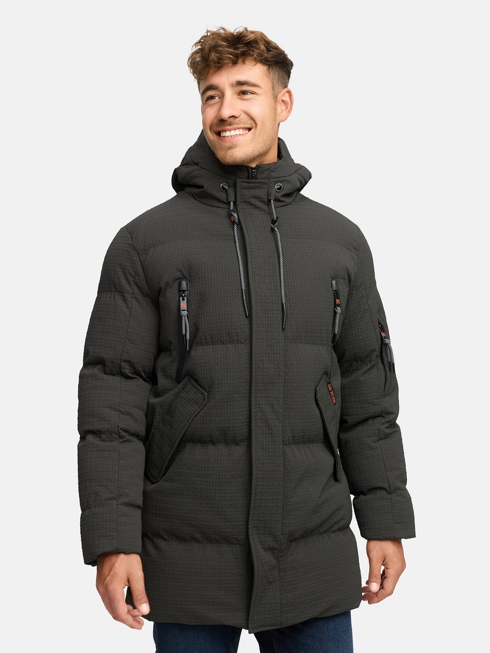 Indicode Parka Herren anthrazit, S Image
