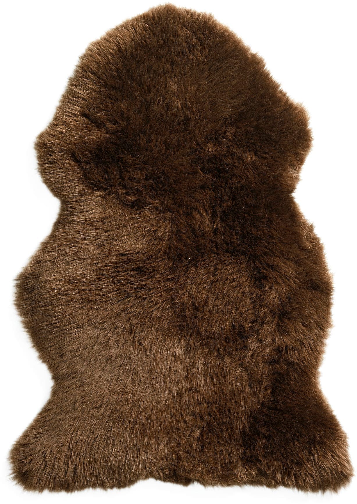 Teppich HEINE HOME Gr. 1, braun, B:68cm H:70mm L:100cm, Lammfell, Lammwolle, Teppiche, Fellteppich Schurwollteppich Teppich Image