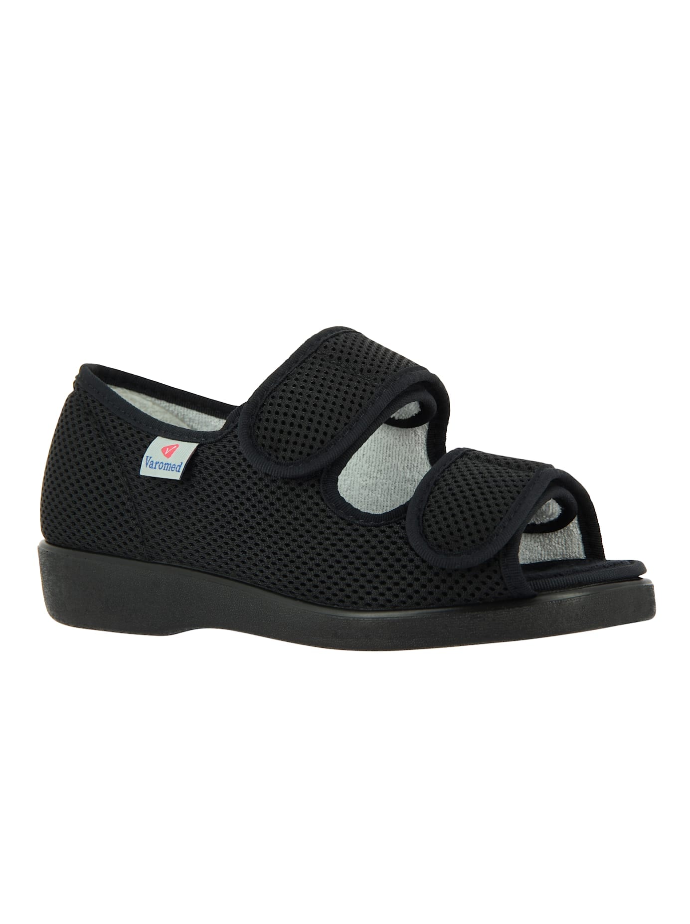 Sandale VAROMED, Gr. 40, schwarz, Polyester, Schuhe