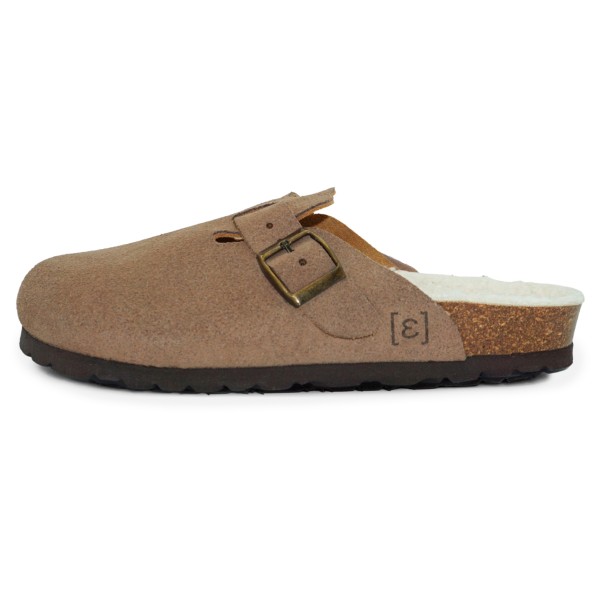 Espadrij - Women's Cloq Velour Teddy - Sandalen 37 | EU 37 braun