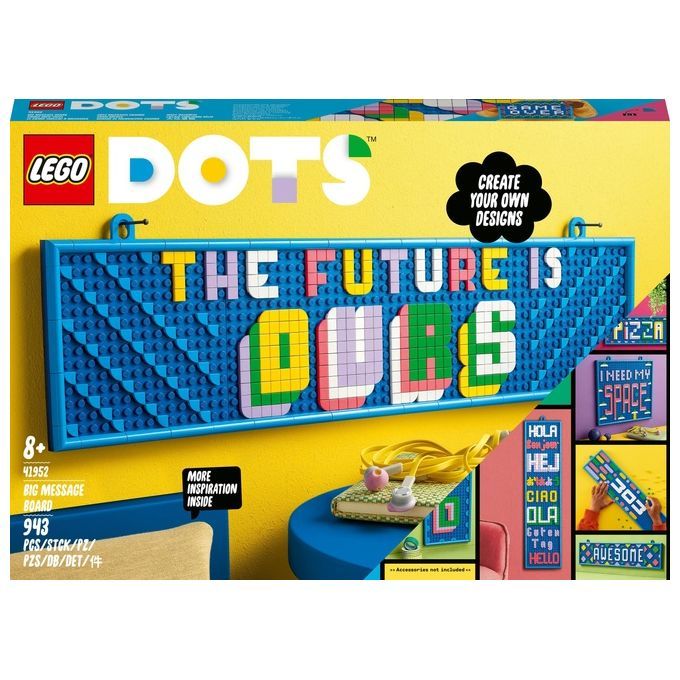 LEGO DOTS 41952 Bacheca Messaggi Grande, Decorazioni per la Camera dei