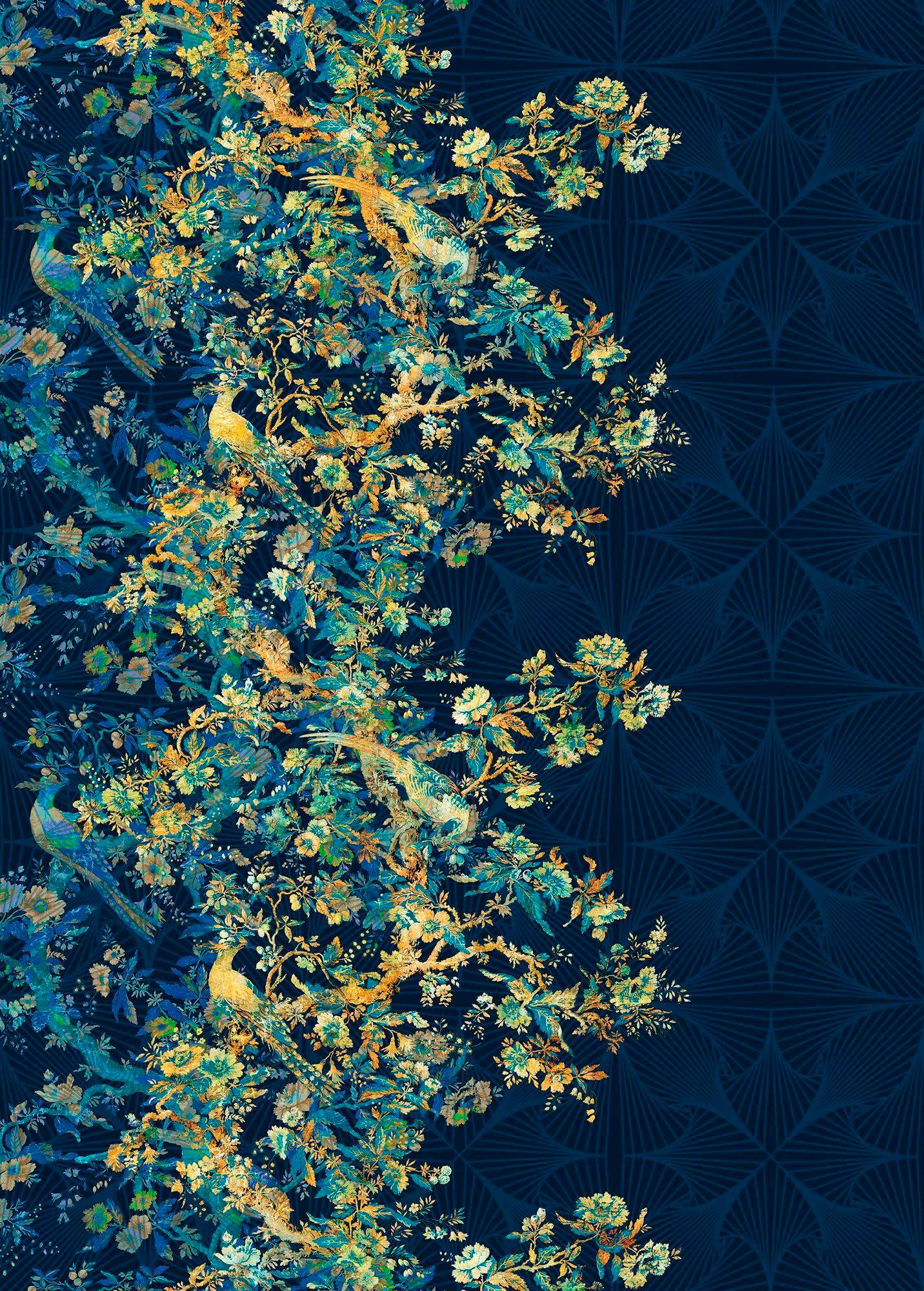 Vliestapete KOMAR "Digitaldruck Vlies - Nocturne - Größe 200 x 280 cm", bunt, B:200m L:280m, Vlies, Tapeten, Wohnzimmer, Schlafzimmer Image