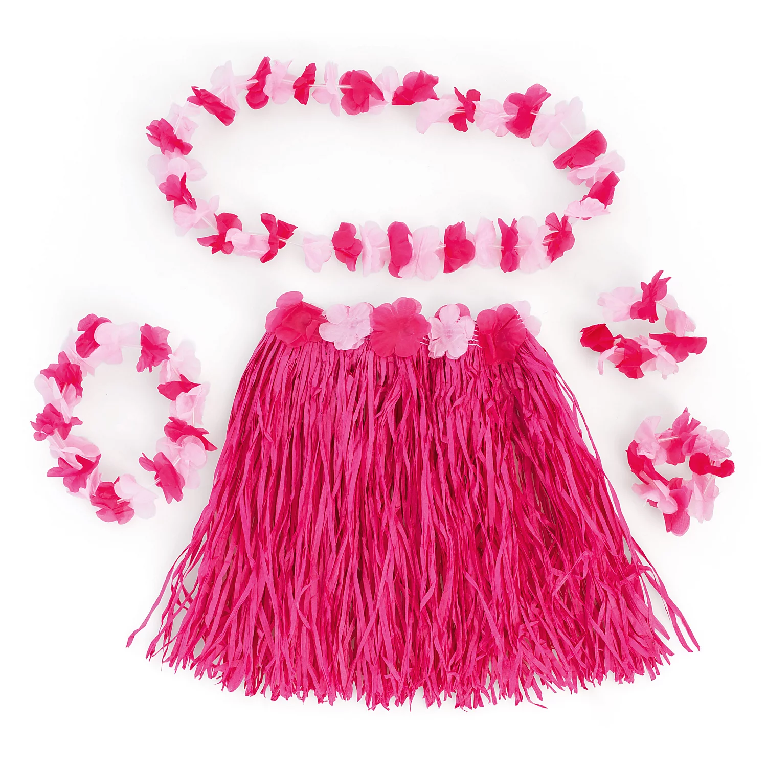 Ensemble "Hawaii", 5 pièces, rose vif