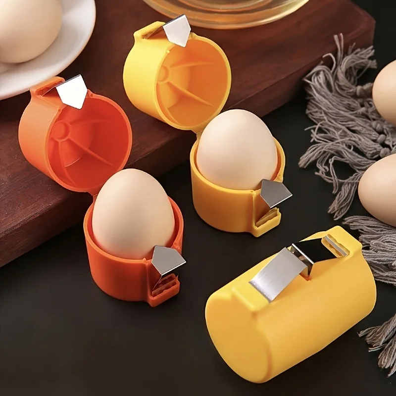 4Pcs Color Random Egg Shell Opener Egg Breaker Egg Shell Separator Household Kitchen Baking Tools Kitchen Accessories