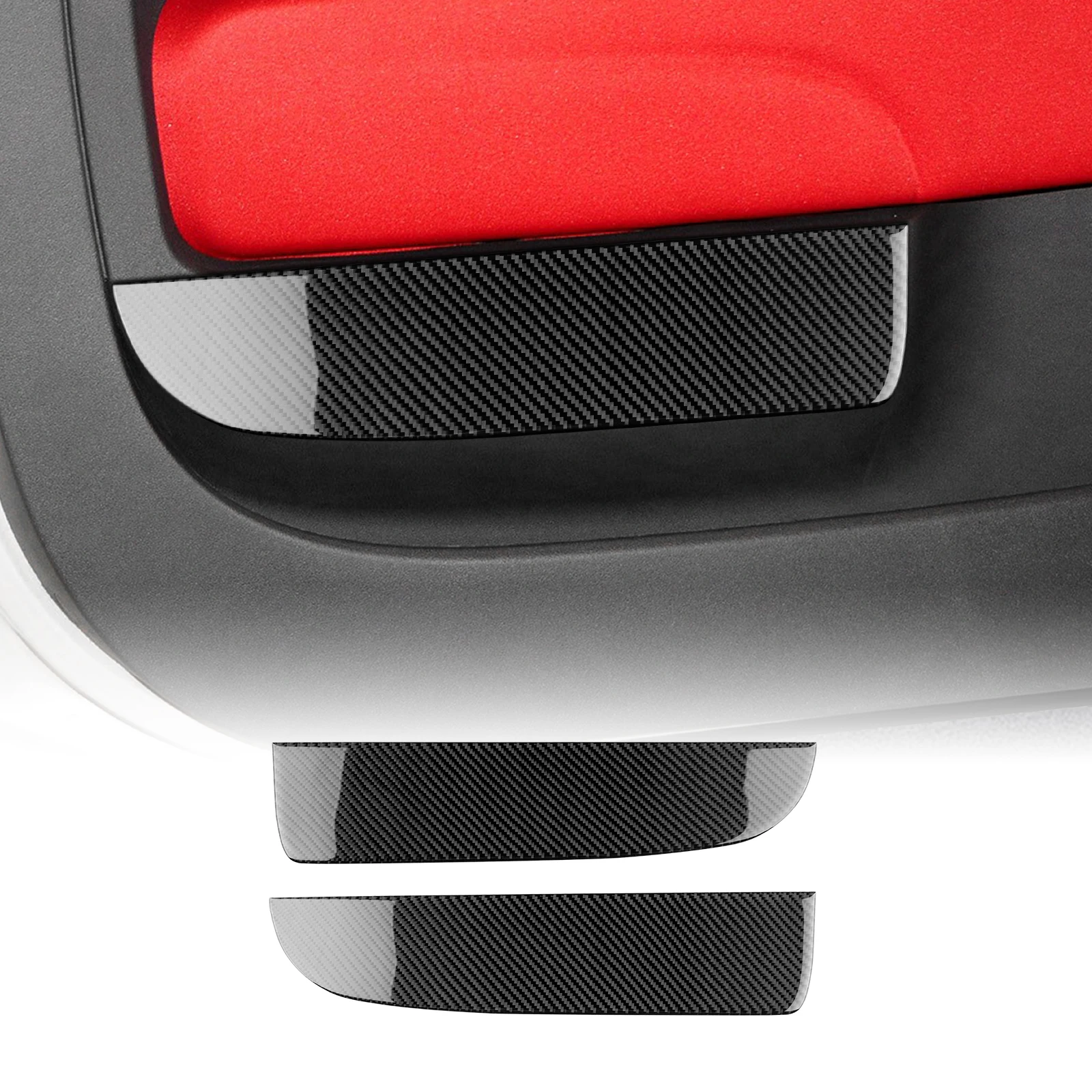 Autocollant en Fiber de carbone souple pour Abarth 595 695(2012 2013 2014 2015 2016 2017 2018 2019 2020 2021 2022 2023 2024)/Fiat 500 500C(2008-2024)/Fiat 500E(2013-2019), décor de porte de voiture