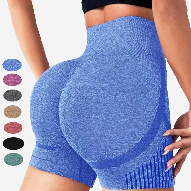 2025 Women Yoga Shorts High Waist Workout Shorts Fitness Yoga Lift Butt Fitness Ladies Yoga Gym Running Short Pants Sportswear