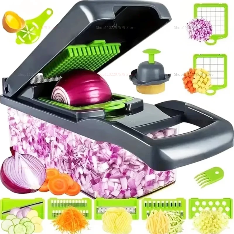 Kitchen Tools Multifunctional Vegetable Cutter Set Manual Slicer Shredder Wiper Grater Kitchen Gadgets and Accessories Cooking