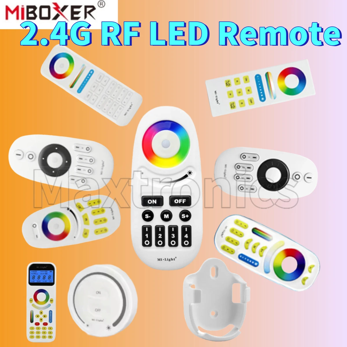 Miboxer MiLight 2,4G RF LED Fernbedienung FUT096 FUT095 FUT092 FUT089 FUT088 FUT007 FUT087 FUT099 FUT092 Drahtlose Dimmer Controller Image