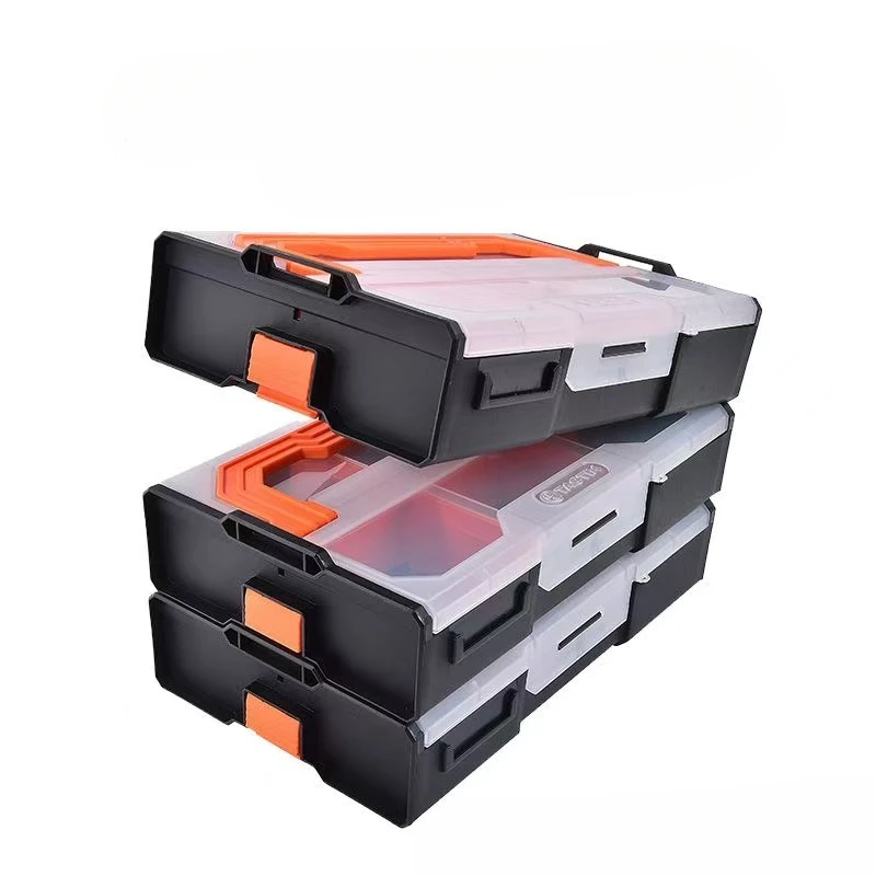 Aufbewahrungsbox für Teile können kombiniert werden, kleine Box aus Kunststoff, multifunktionales Sortierzubehör, Schrauben-Werkzeugkasten