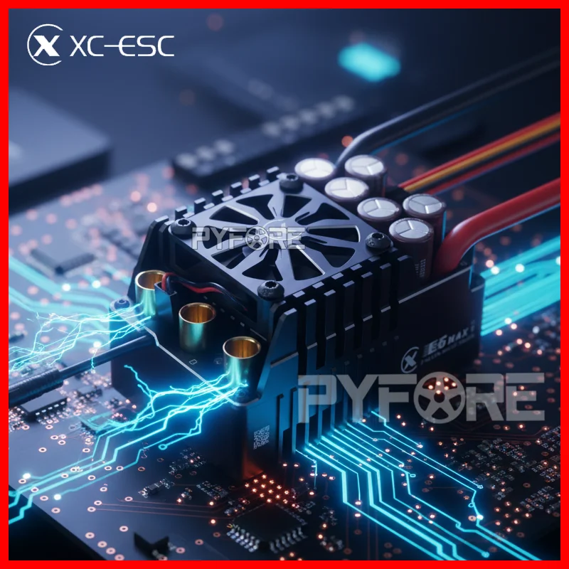 XC E6 MAX 550A 3-8s LiPo Sensored Brushless Esc 1/6 Rc Buggy Monster Truck On-Road Racing Car Elektronischer Geschwindigkeitsregler