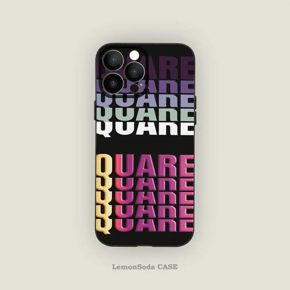 D-Dsquared2 Phone Case Black Silicone Matte Phone Case For Iphone 17 Air 16 15 14 13 12 11 Pro Max TPU Soft Case
