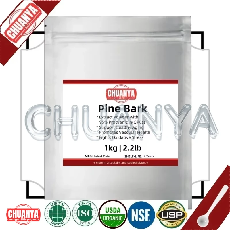 Maßgeschneidertes 95 % OPC-Extraktpulver für französische maritime Kiefernrindenextrakt, Aluminiumfolienverpackung für schnelle Lieferung Image