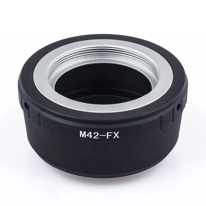 1 Stück M42-FX Objektiv-Adapterring aus schwarzem Metall für Fujifilm X Mount Fuji X-Pro1 X-M1 X-E1 X-E2 Adapter Image