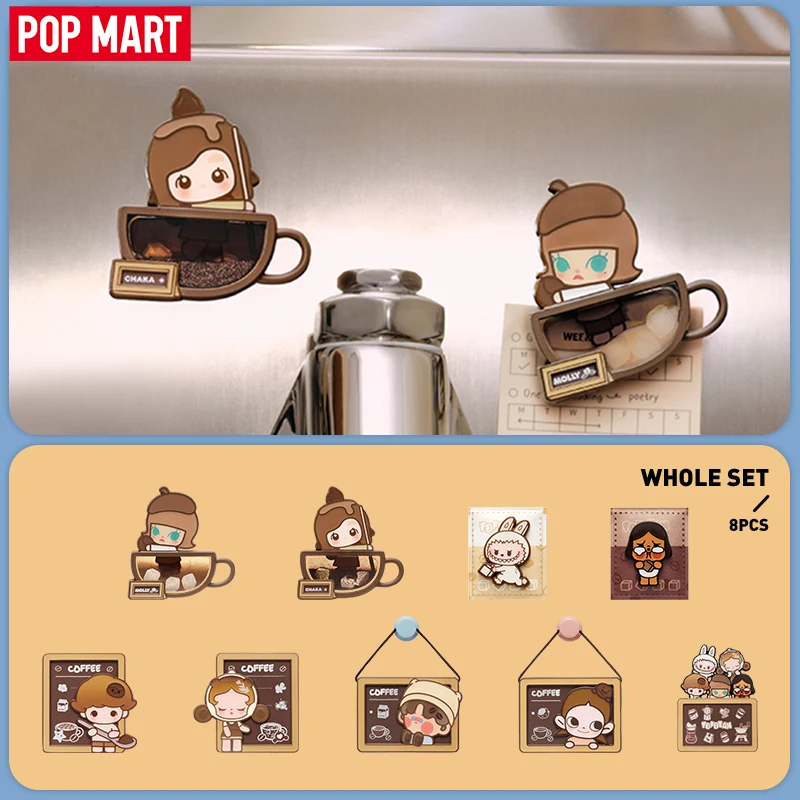 POP MART POP BEAN Coffee Factory Series – Kühlschrankmagnet 1 Stück/8 Stück POPMART Blindbox Image