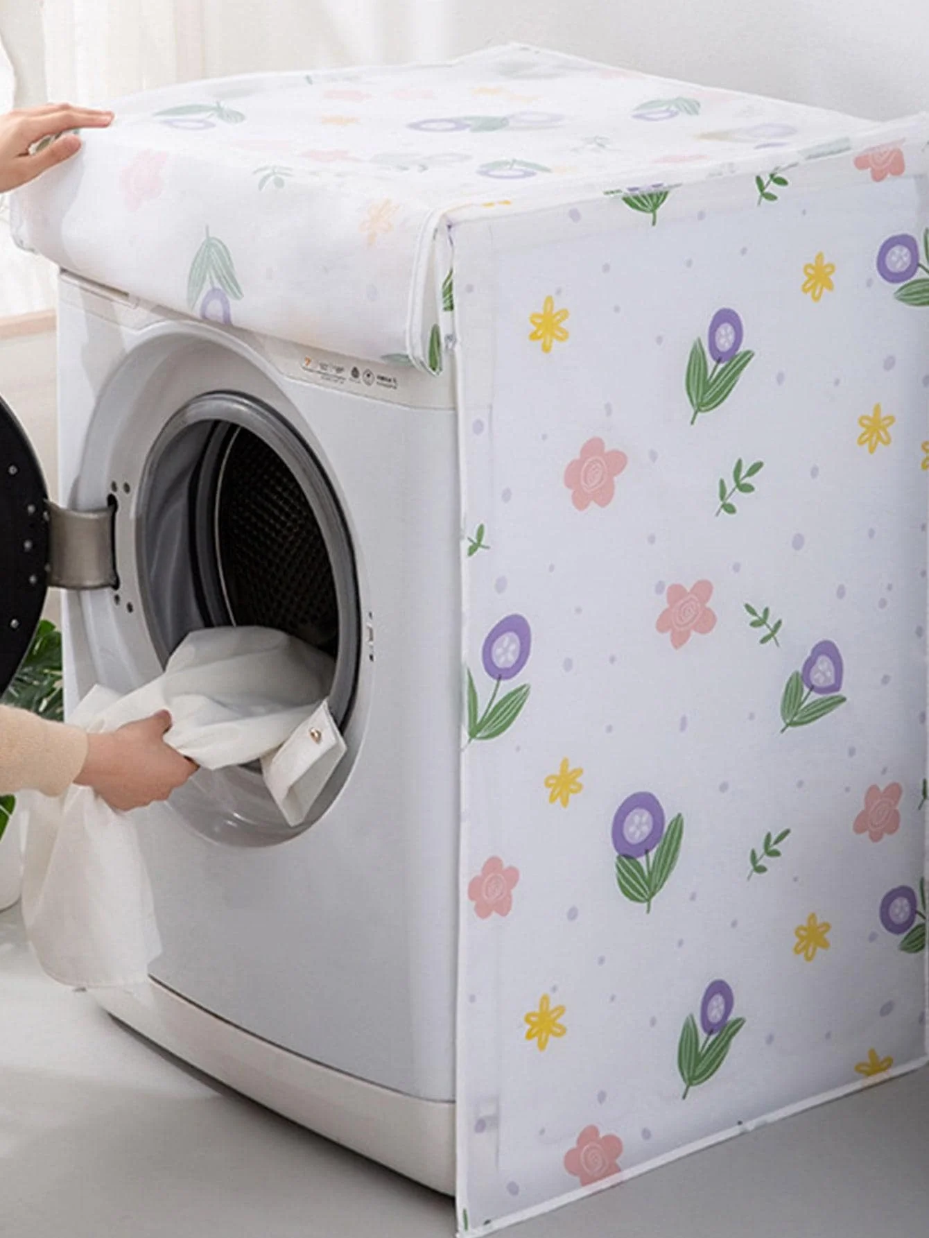 Washing Machine Cover, Washer and Dryer Covers Washer Dryer Dustproof Waterproof Washing Appliance Protector for Laundry