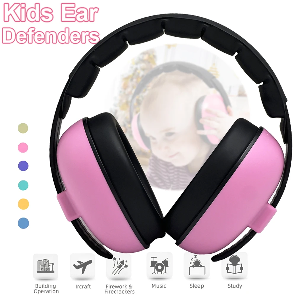 Baby-Kopfhörer mit Geräuschreduzierung, laute Hörsicherheit für Kinder bis zu 0–3 Jahre alt, Schutz-Ohrenschützer Image