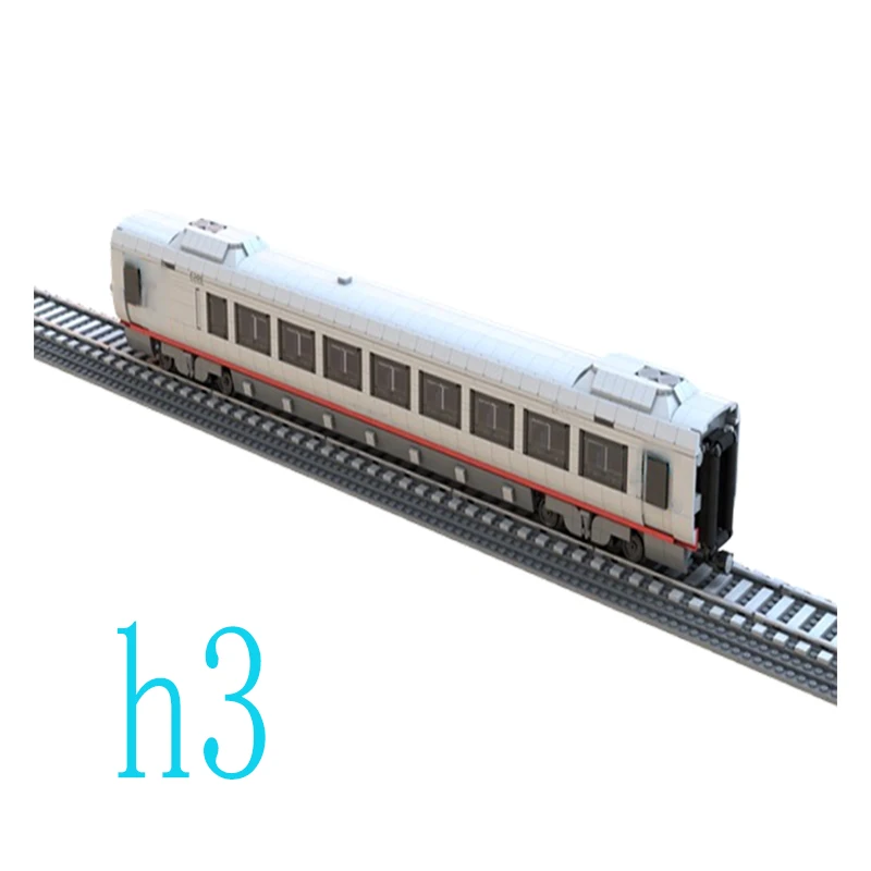 Spot MOC-116813 1281 stücke kreative zug wagen kleine partikel montage bausteine pädagogisches spielzeug modell ornamente geschenk set Image