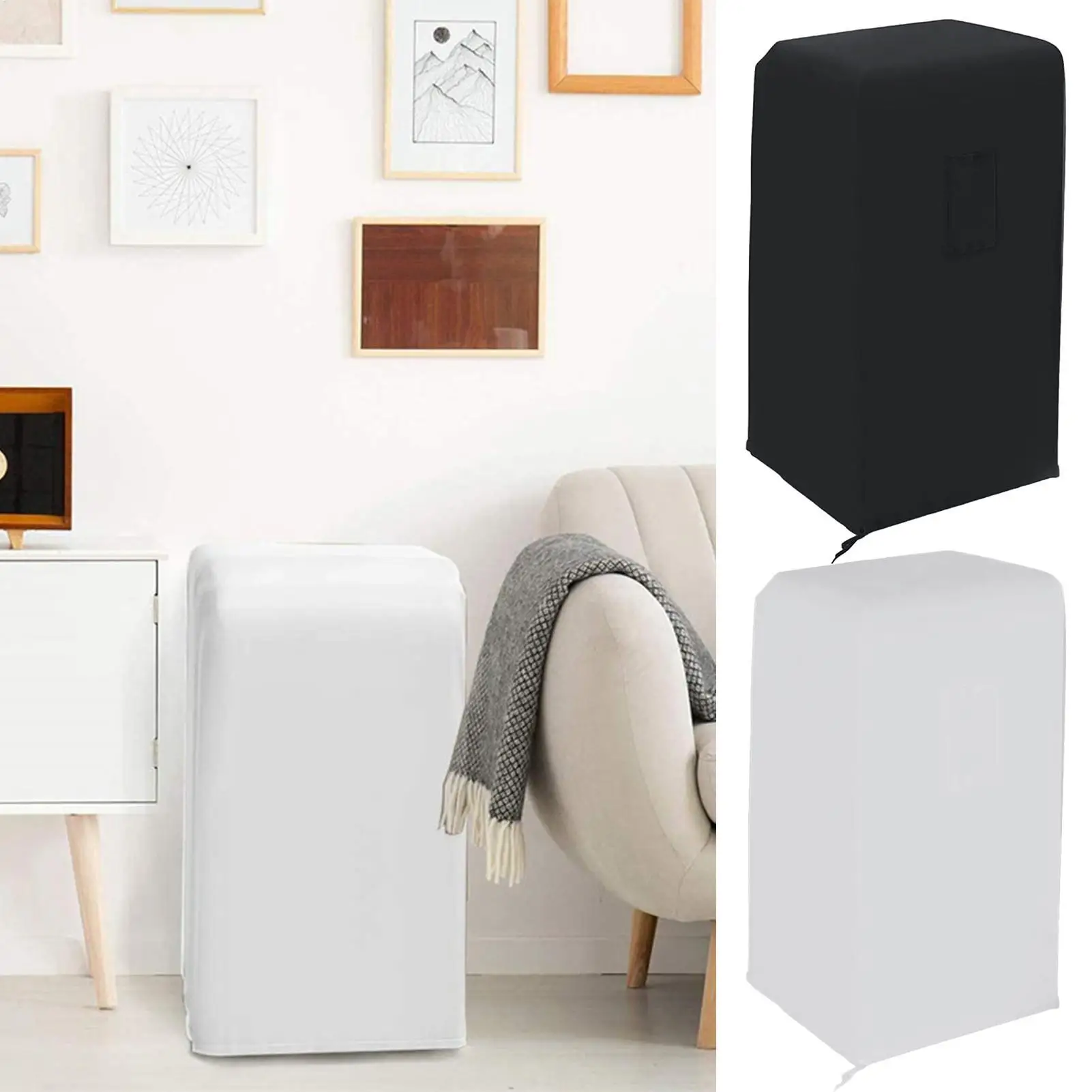 AC-Einheitsabdeckung, mobile AC-Staubschutzhülle, 15,75 x 18,11 x 29,53 Zoll, wasserdichter Schutz für Kondensatorkompressor, Innenbereich, Zuhause, Winter Image