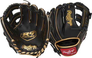 Rawlings R9 Series 9.5" Training Baseball Glove - Right Hand Throw Black