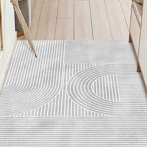 Weihnachts-Badezimmer Fußmatte für Eingangsbereich niedlicher Cartoon Faux Cashmere dick weicher rutschfester maschinenwaschbarer Boden Teppich saugfähig fleckenresistent langlebig pflegeleicht Image