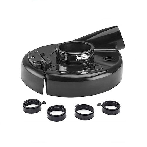 Staubschutzhaube Winkelschleifer 7staubfreier Staubsauger Universal-Oberflächenschutzhaube mit 4 Zentrierringen geeignet für Beton Stein Granit. Image