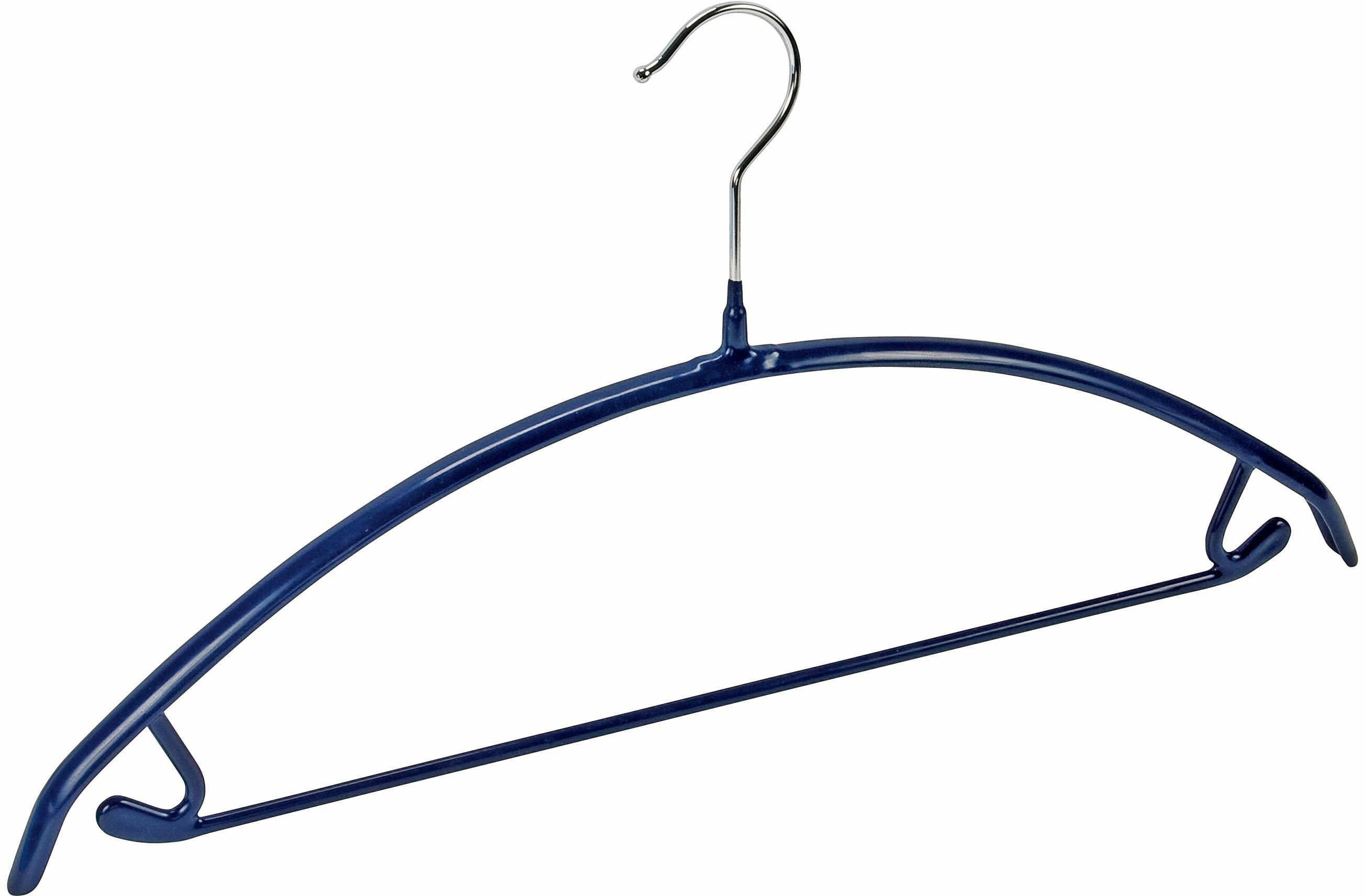 Kleiderbügel WENKO "Combi", blau, B:42 H:21,5 T:1,2, Kunststoff, Metall, Kleiderbügel Image