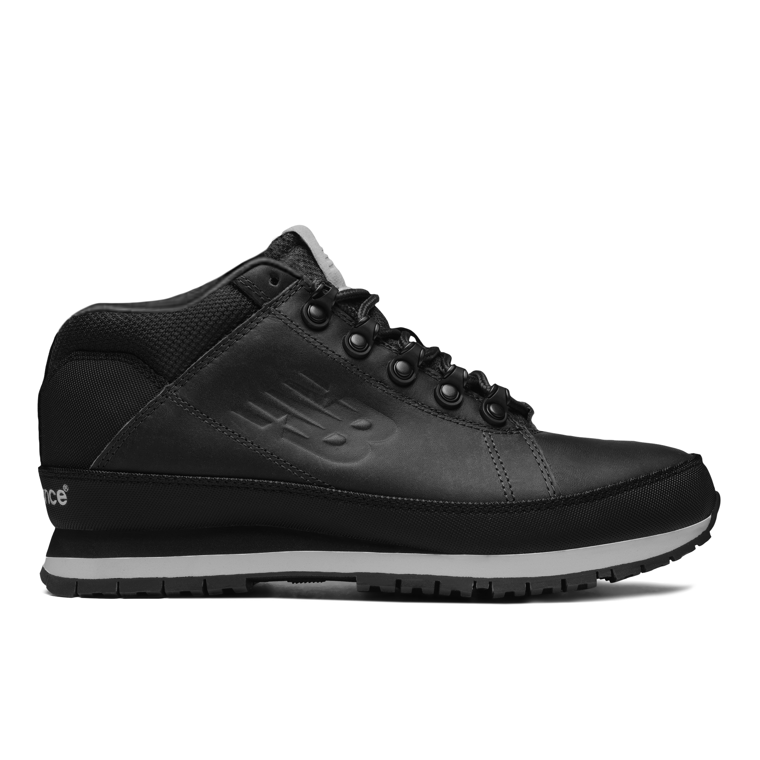 Sneakerboots NEW BALANCE "754", Herren, Gr. 47,5, schwarz, Leder, Schuhe Sneakerboots, gefütterte Winterboots