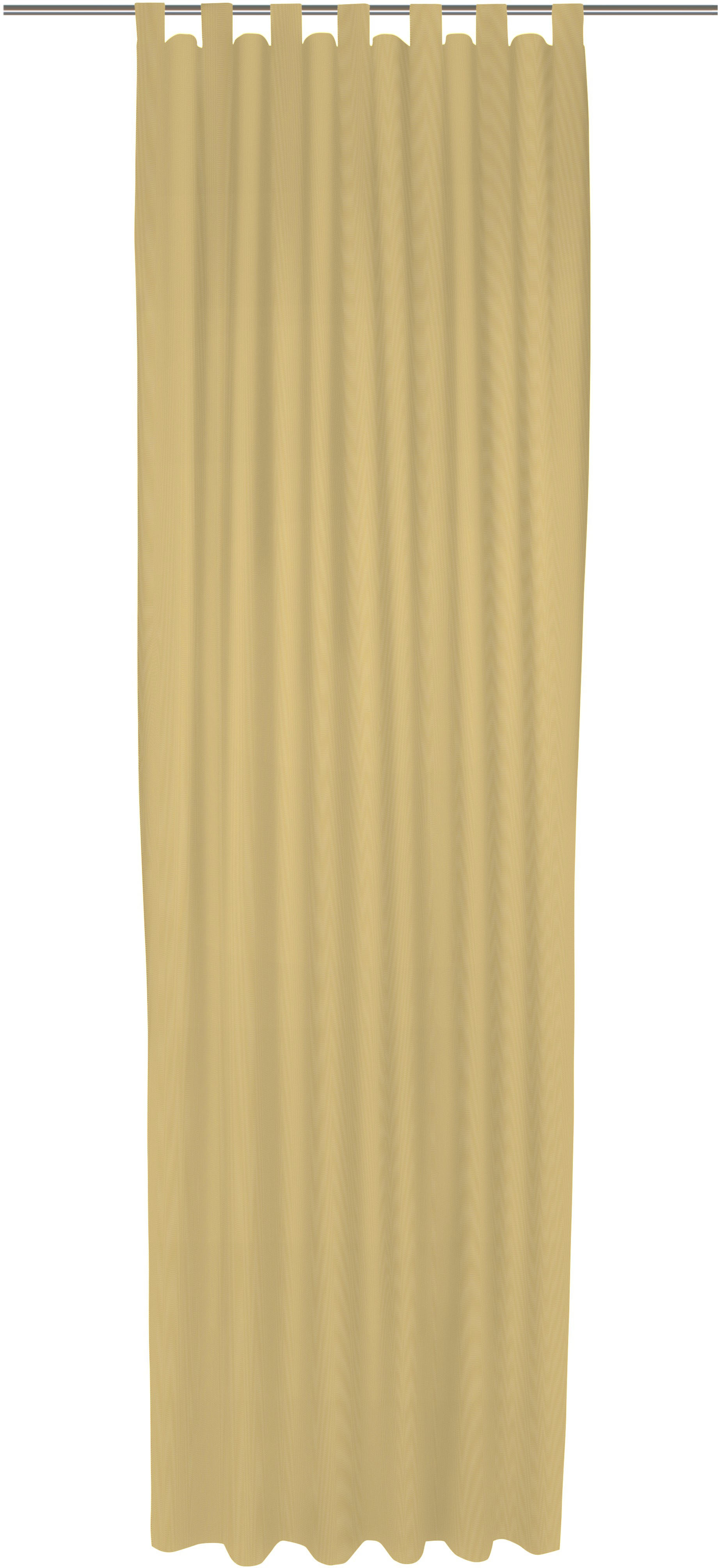 Vorhang ADAM "Uni Collection light", gelb (quitte), B:142cm H:305cm, Baumwolle (Bio-Baumwolle), Gardinen, aus 100% Bio-Baumwolle Image