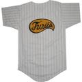 The Warriors Furies Pinstriped Baseball Jersey [Apparel] White