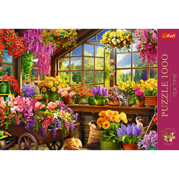 Puzzle Wintergarten Premium Image