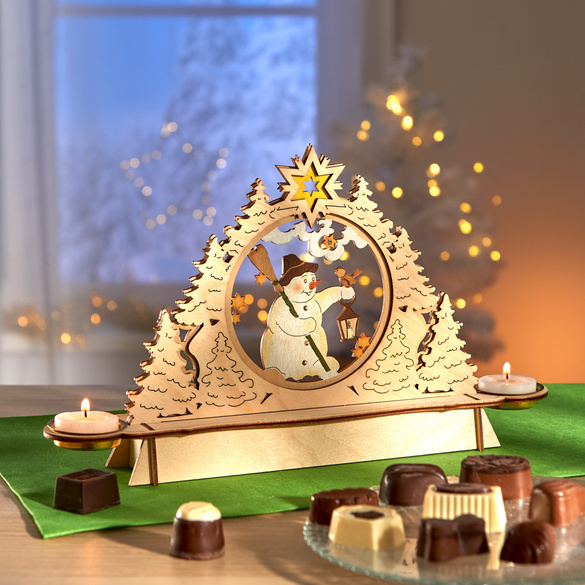 Schwibbogen mit Pralinen Image