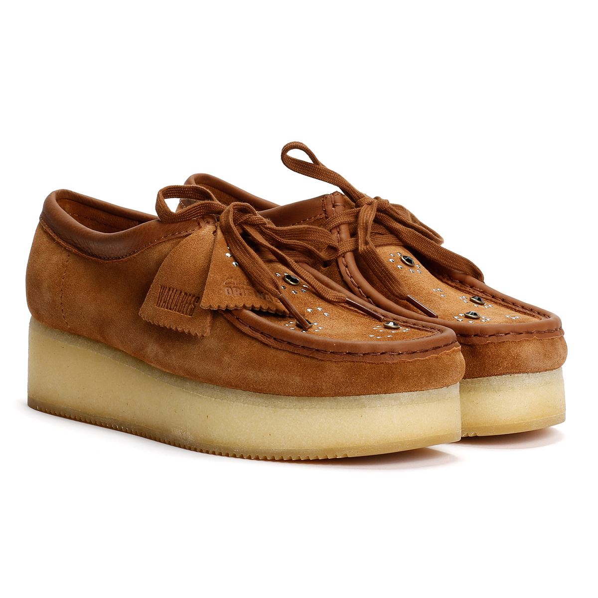 Clarks Originals Wallacraft Bee Damen Wildlederschuhe In Braun