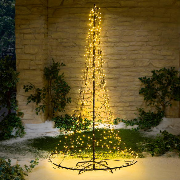 LED-Lichterbaum 180 cm mit Glitzereffekt, Gainsborough