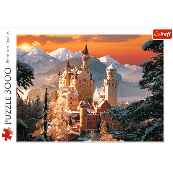 Puzzle Neuschwanstein im Winter Image