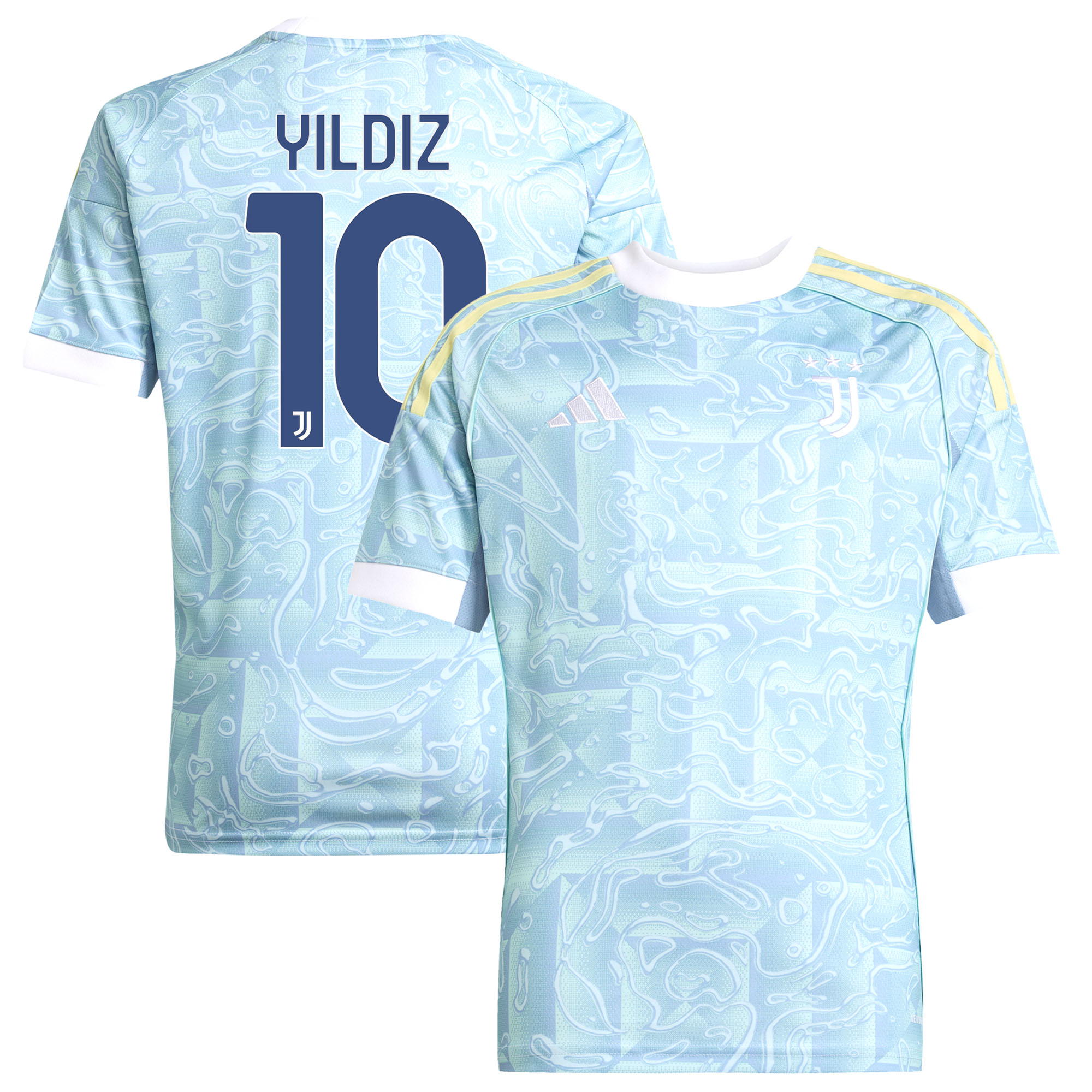 Juventus Turin 25/26 adidas Auswärtstrikot - Kinder mit Aufdruck Yildiz 10 Image