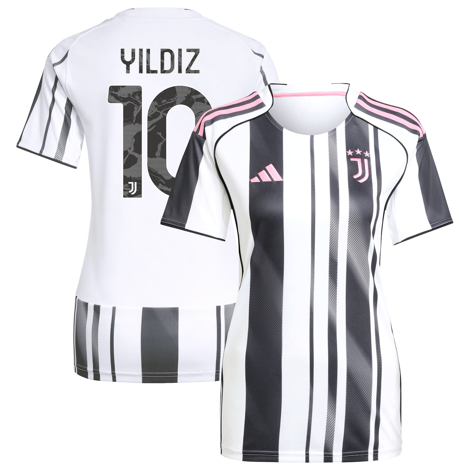Juventus adidas Turin 25/26 Heimtrikot - Damen mit Aufdruck Yildiz 10 Image