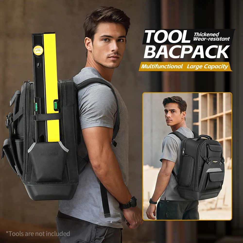 Sac à outils, Sac à outils pour hommes, Sac à outils pour électriciens, Grand sac à outils pour électriciens, Sac à outils pour la construction