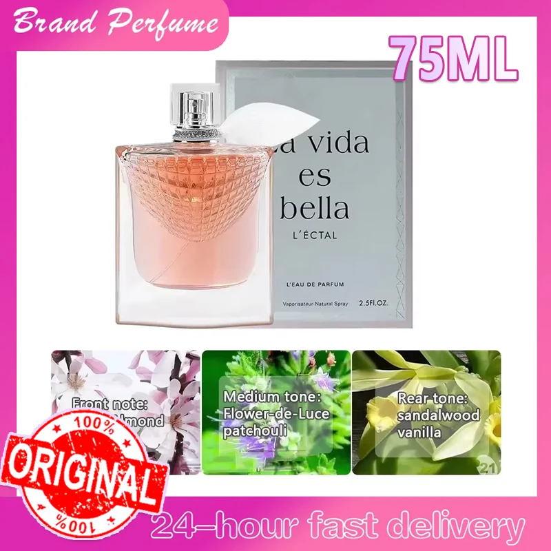 Nuovi profumi Profumi originali da 75 ml Profumo da donna True Love Rose Fragranza Profumo duraturo Profumo fresco con temperamento romantico naturale