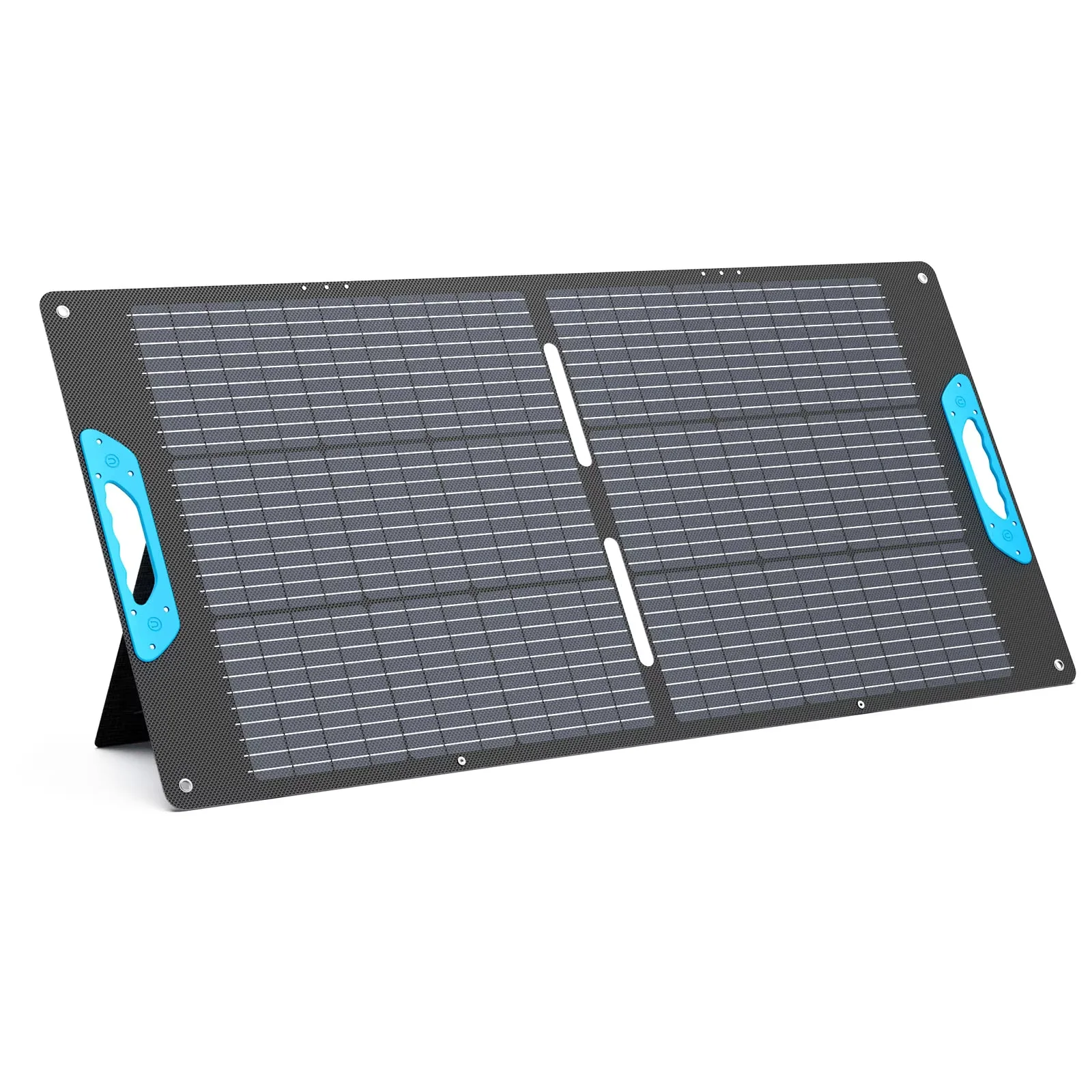 E-POWO Pannello solare portatile da 110 W Caricatore solare pieghevole ETFE da 20 V per centrale elettrica, uscita QC3.0 USB-A e tipo C per il campeggio del telefono