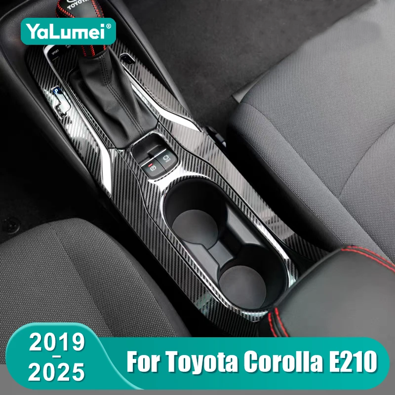 Für Toyota Corolla E210 2019 2020 2021 2022 2023 2024 2025 Hybrid Auto Getriebe Shift Panel Trim Abdeckung wasser Tasse Rahmen Zubehör Image