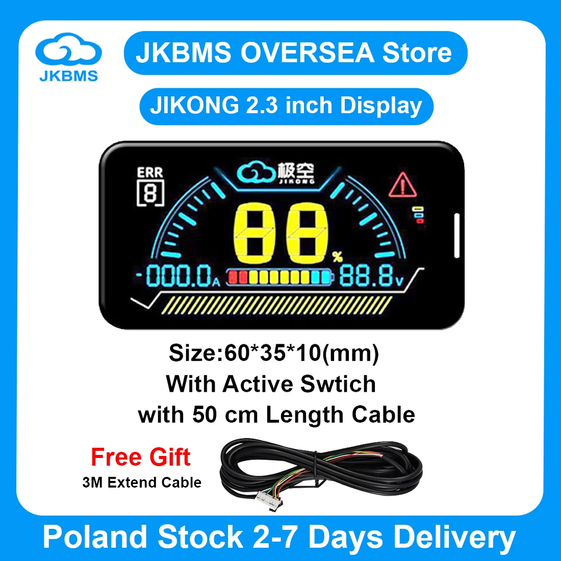 JIKONG BMS Display 4,3 3,2 2,3 Zoll LCD Touch Screen für Smart BMS JK BMS Zubehör Image