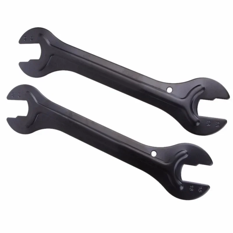 1/2PCS Fahrrad Werkzeug 13/15 Mm 14/16 Mm Stahl Fahrrad Schlüssel Radfahren Kopf Offene Ende Achse hub Spanner Kegel Fahrrad Reparatur Image
