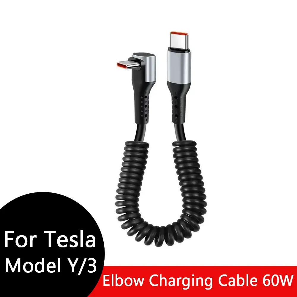 Auto-Ladekabel für Tesla Model 3 Highland Model Y 2025 Model S Model X Handy-Ladekabel 60 W Schnellladekabel Image