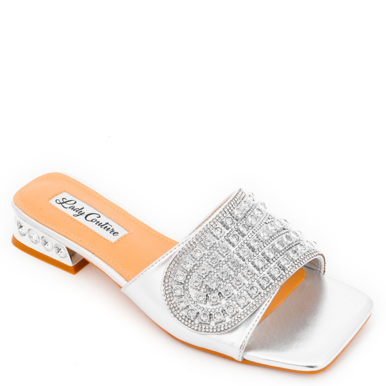 Lady Couture of NY Ivy - Womens 10 Silver Sandal Medium