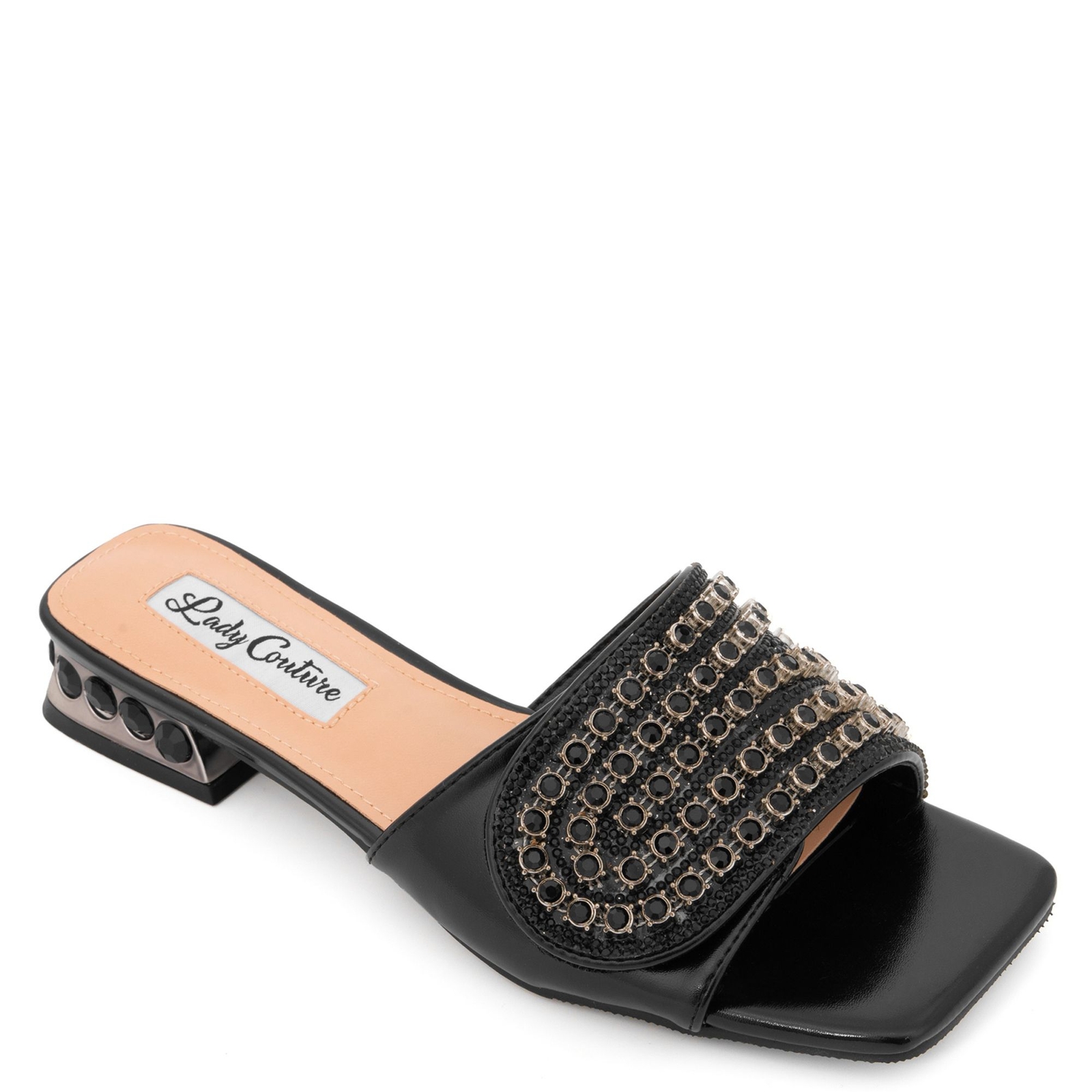 Lady Couture of NY Ivy - Womens 6 Black Sandal Medium