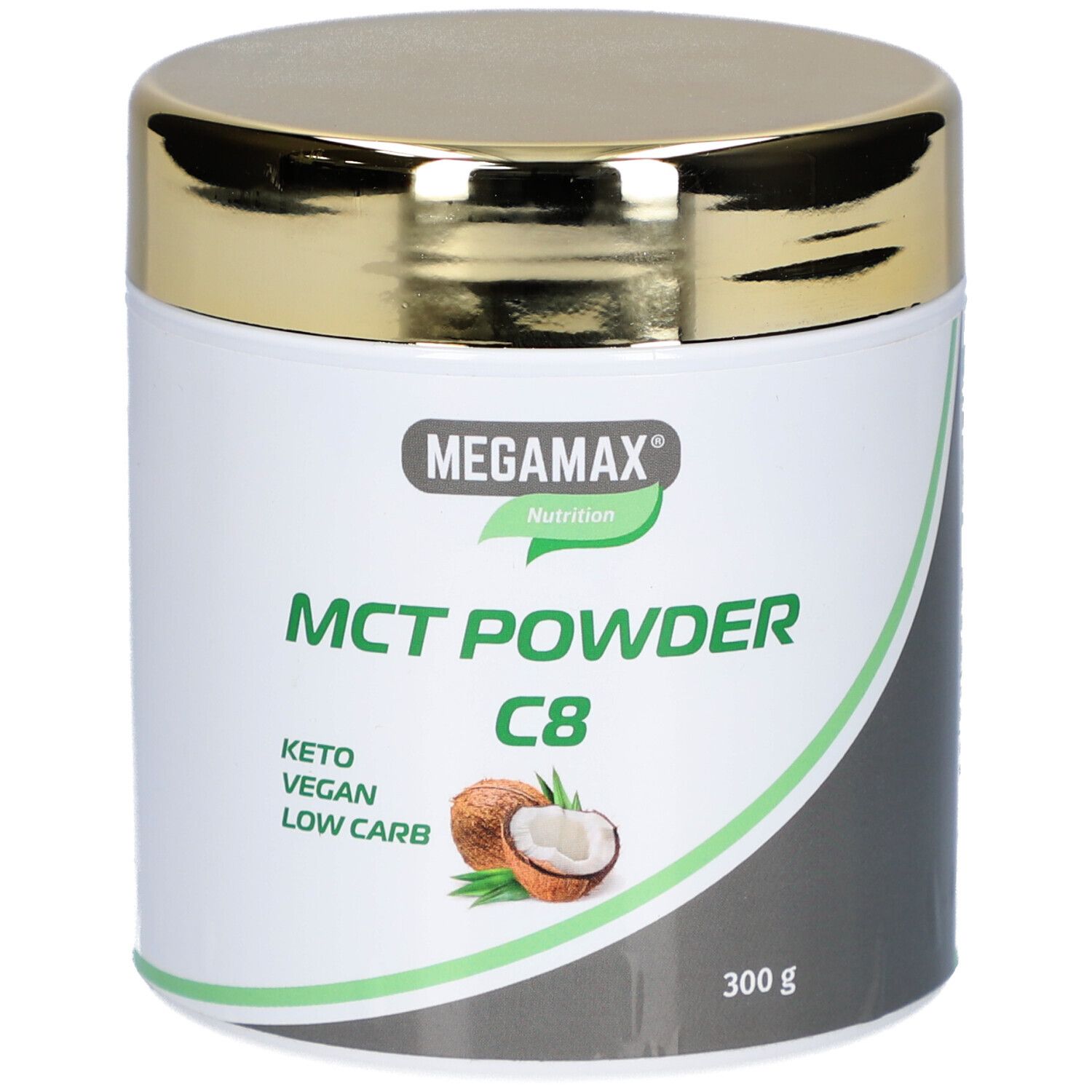 MCT-Öl Powder C8 reines veganes Keto-Pulver 300 g Pulver Image