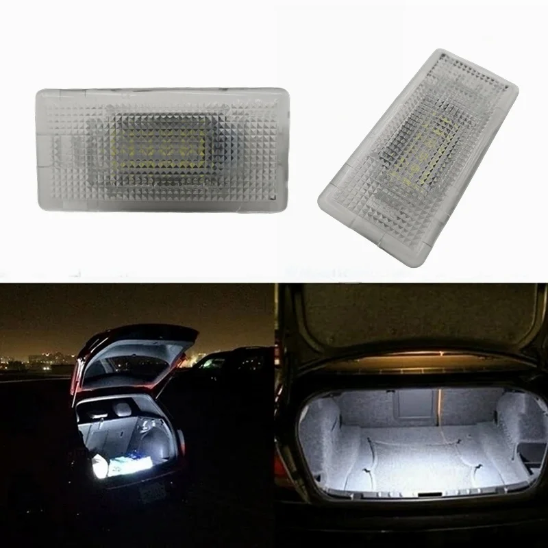 1 Pz Super Bianco Auto Baule Posteriore Bagagliaio HA CONDOTTO LA Lampada Della Luce 63316962039 Per BMW E39 E60 F10 F11 E90 E93 E46 M5 X5 X1 1 3 5 7 Serie